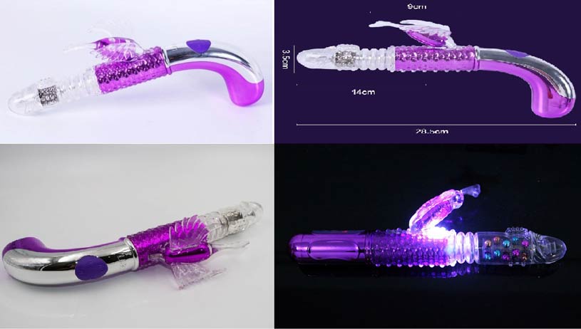 Dương vật rung thụt Libo silicone kích thích âm đạo hột le