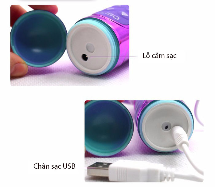 Dương vật rung thụt Libo silicone kích thích âm đạo hột le