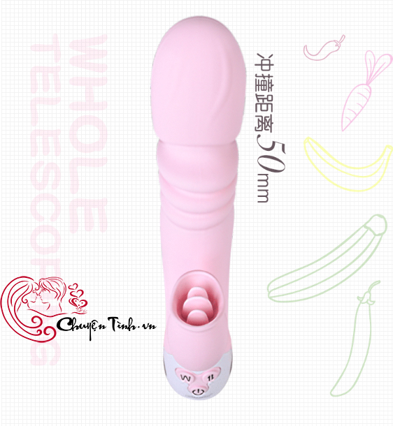 Dương vật rung thụt tự động Yeain silicon an toàn