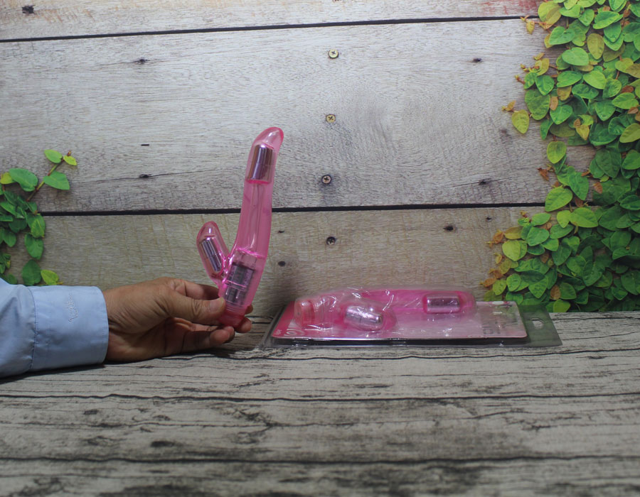 Dương vật thủ dâm móc câu ABS mềm mại 2 động cơ rung mạnh mẽ chống nước