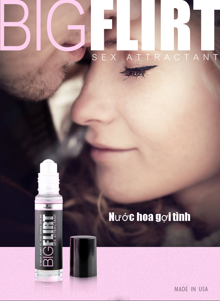 Nước hoa gợi tình Sensuva Big Flirt USA tăng hưng phấn lãng mạn