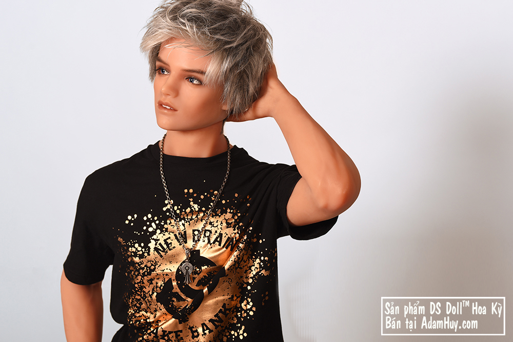 Búp bê DS Leo nam robot silicon khớp sống động chân thực