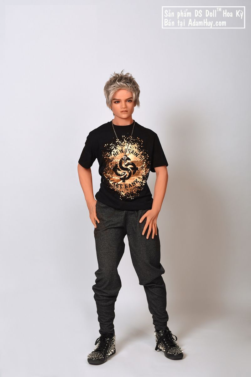 Búp bê DS Leo nam robot silicon khớp sống động chân thực