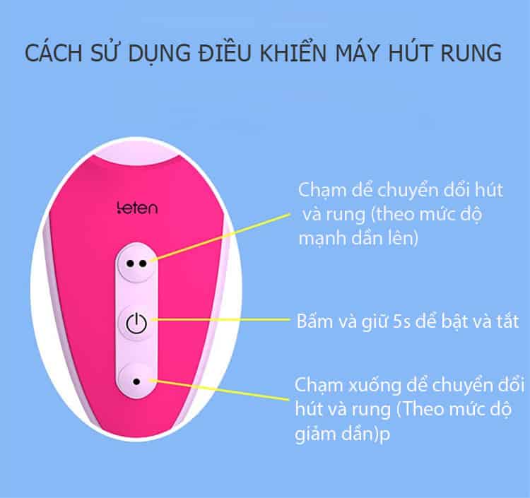 Máy rung mini bú hút kèm trứng sextoy mềm mại kín đáo