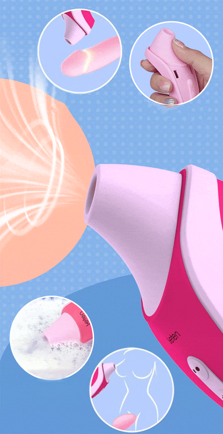 Máy rung mini bú hút kèm trứng sextoy mềm mại kín đáo