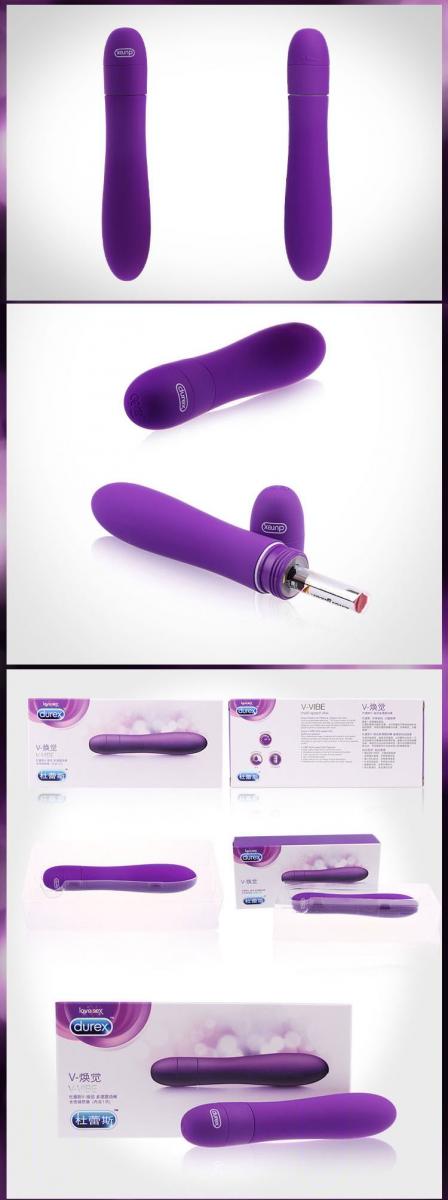 Máy kích thích điểm G Durex V-Vibe silicon rung 5 tần số