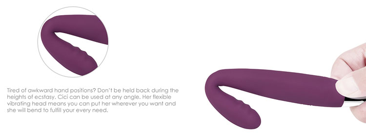 Máy mát xa âm đạo Svakom Cici kích thích điểm G mềm mại