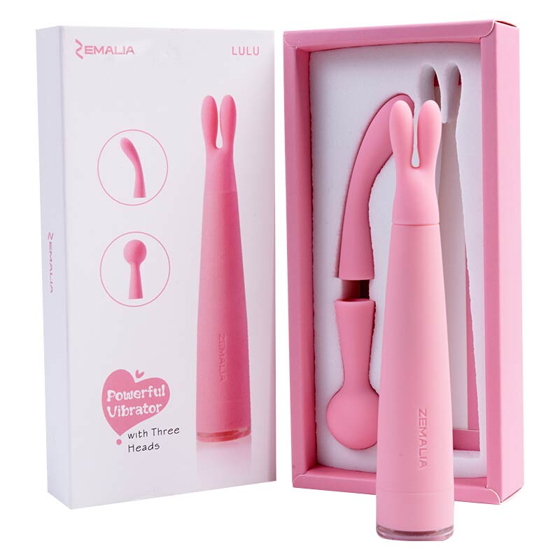 Máy rung âm đạo mini 3 đầu silicon mềm mịn 10 chế độ rung kích thích