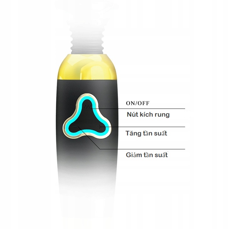 Máy thủ dâm Pretty Love Body Wand chày rung tình yêu sướng đỉnh