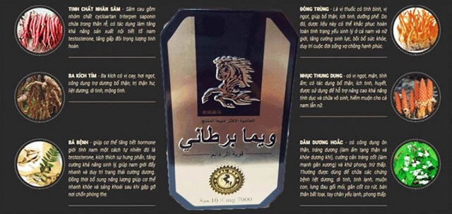 Bảng giá Ngựa Thái chính hãng thuốc cường dương kéo dài thời gian cho Nam hộp 10 viên cao cấp