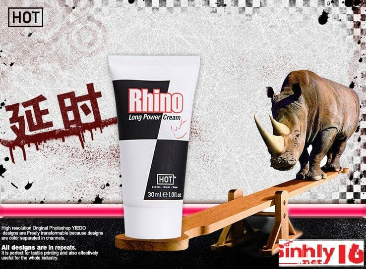 Kem tê giác Rhino kéo dài quan hệ chống xuất tinh sớm hiệu quả