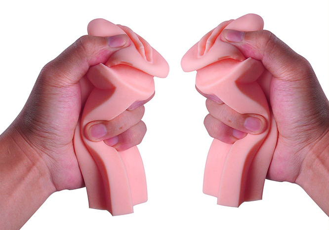 Âm đạo giả Qing cốc thủ dâm silicon y tế mềm mại như thật