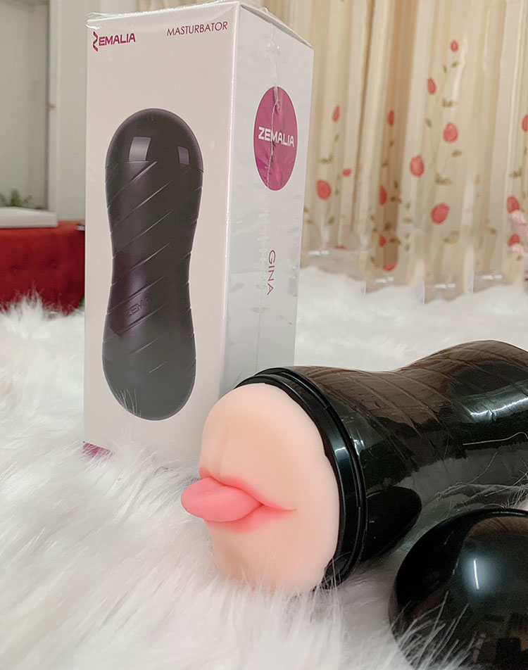 Âm đạo giả Masturbator 2 đầu silicone TPR cao cấp kích thích khoái cảm nam