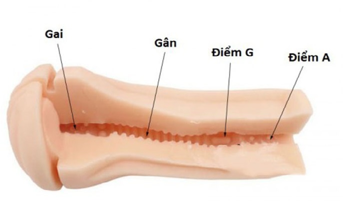 Âm đạo gắn tường ManMiao silicon cao cấp cảm giác thật