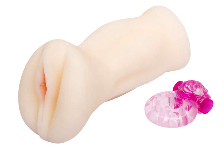 Âm đạo giả silicon se khít mềm rung an toàn thủ dâm nam giới