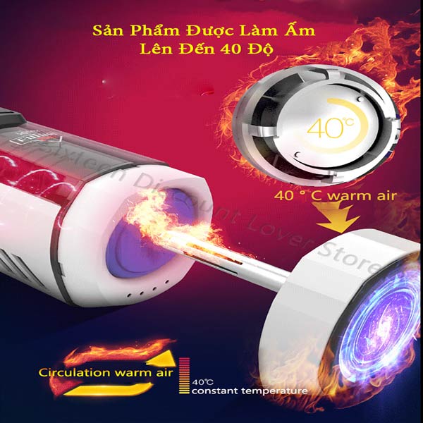 Âm đạo giả tự động FuTure Pro Leten silicon cao cấp rung thụt