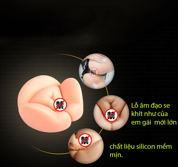 Âm đạo silicon lớn mũm mĩm như gái mới lớn thỏa mãn tốt