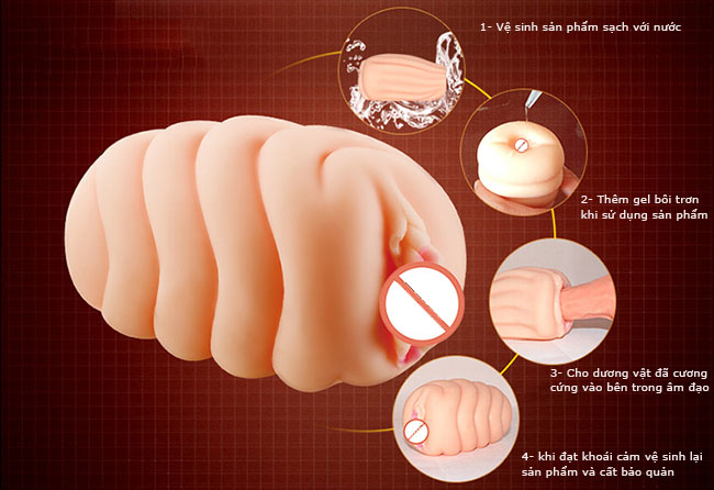 Âm đạo silicon mềm mịn Loveaider Plump thật nhất