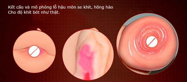 Âm đạo silicon mềm mịn Loveaider Plump thật nhất