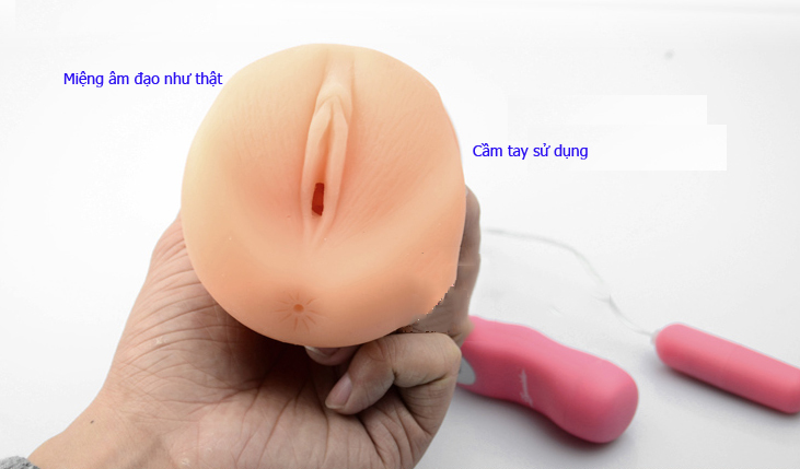 Âm đạo silicon rung Loveaide cao cấp kích thước vừa mềm mại an toàn