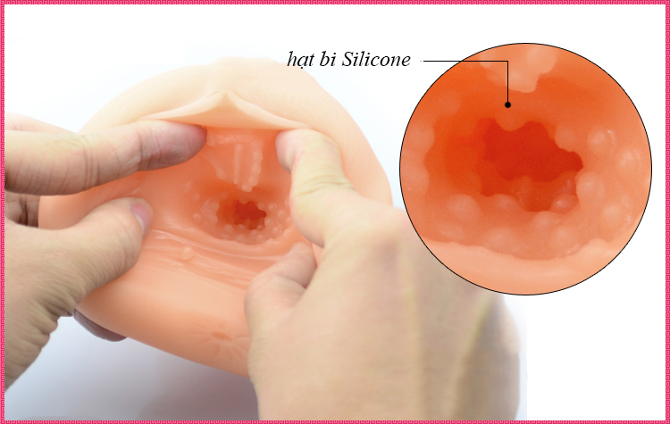 Âm đạo silicon rung Loveaide cao cấp kích thước vừa mềm mại an toàn