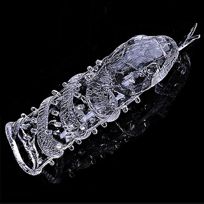 Bao cao su đôn dên đầu rắn silicon cao cấp tăng kích thước