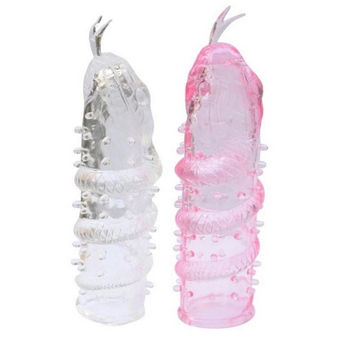 Bao cao su đôn dên đầu rắn silicon cao cấp tăng kích thước