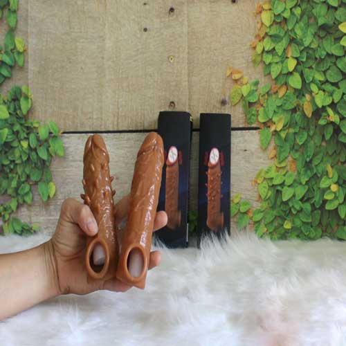 Bao cao su đôn dên da nâu gân gai chống xuất tinh sớm