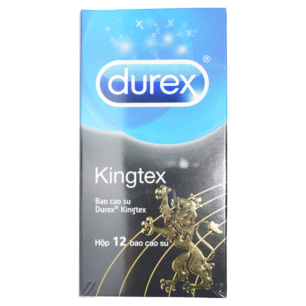 Bao cao su DUREX Kingtex 12 cái kéo dài quan hệ an toàn