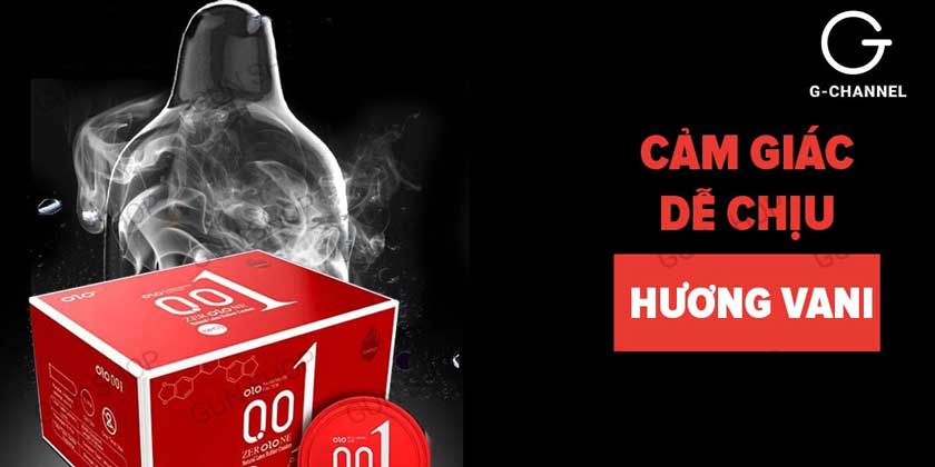 Bao cao su OLO 0.01 đỏ siêu mỏng nóng ấm hộp 10 cái an toàn