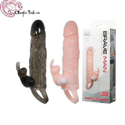 Bao đôn dên rung Brave Man kích thích kích thước tăng khoái cảm sản phẩm Mỹ