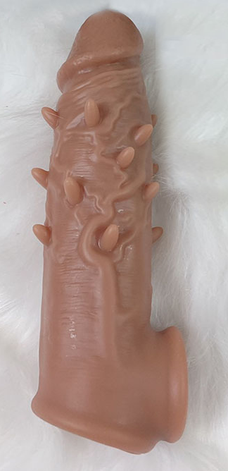 Bao cao su đôn dên có lỗ tròng bìu silicon an toàn Hồng Kông