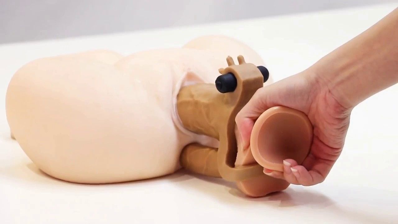 Bao đôn Lovetoys 2 nhánh rung silicon an toàn kích thích đa điểm cùng lúc