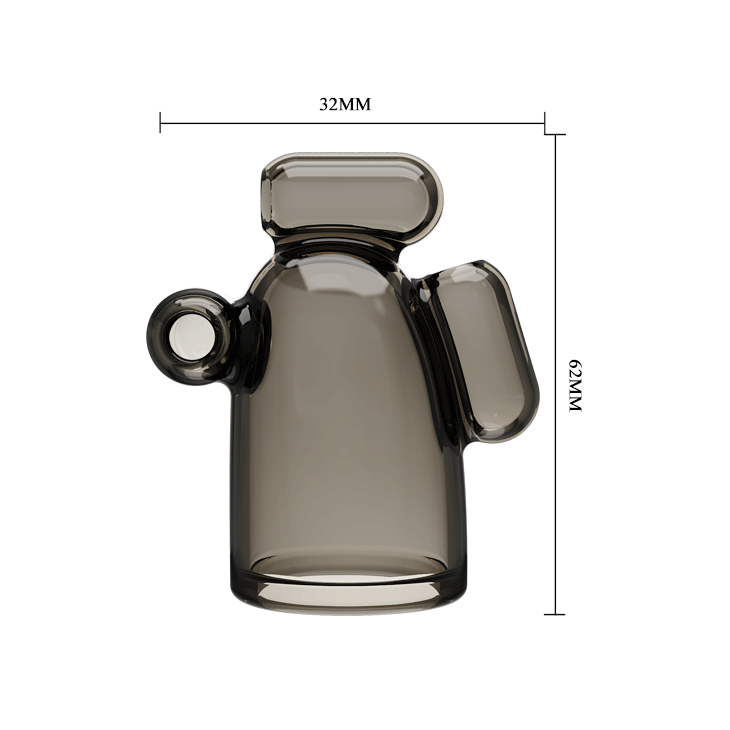 Bao rung quy đầu Polymer y tế cao cấp pin AAA 1 chế độ rung đơn giản