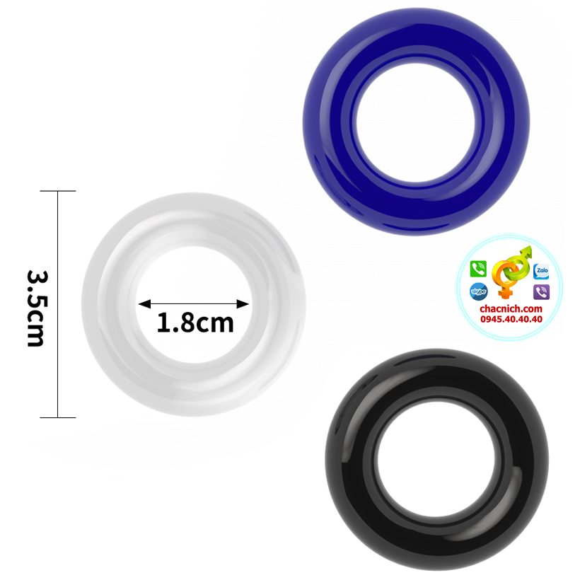 Bộ 3 vòng cockring Lovetoy tăng kích thước chống xuất sớm