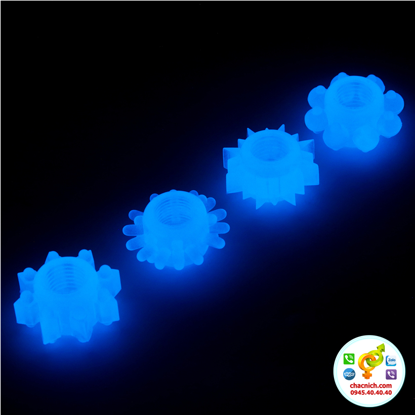 Bộ 4 vòng cockring Lovetoy Lumino Play phát sáng Mỹ