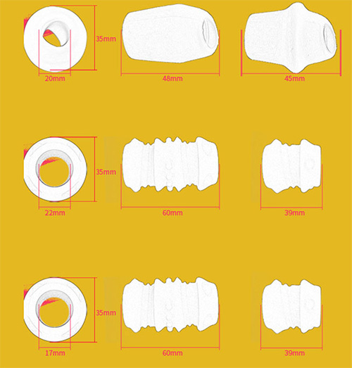 Bộ đôn silicon gân gai 2 sản phẩm mềm mại gân nổi Hồng Kông