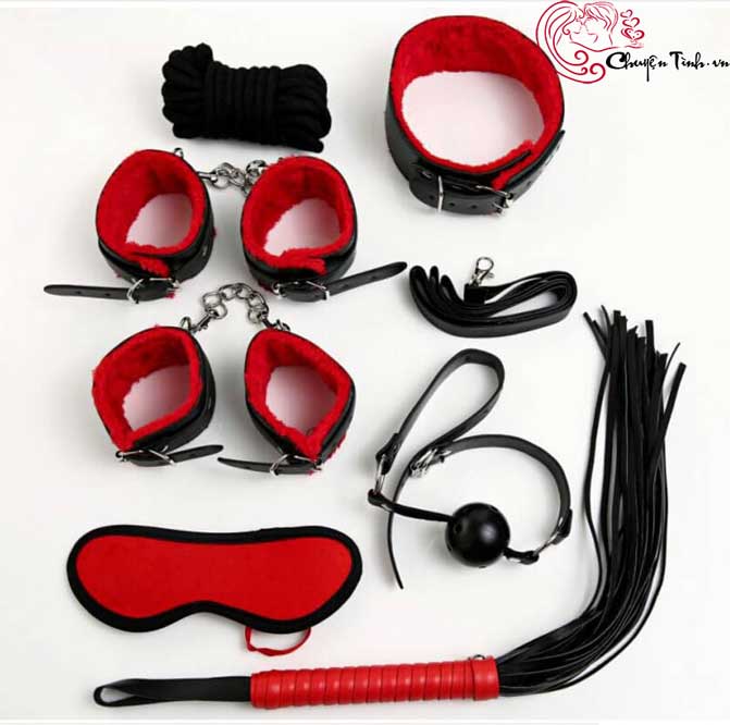 Bộ Đồ Chơi BDSM Da 10 Món Cao Cấp Sang Trọng Mỹ