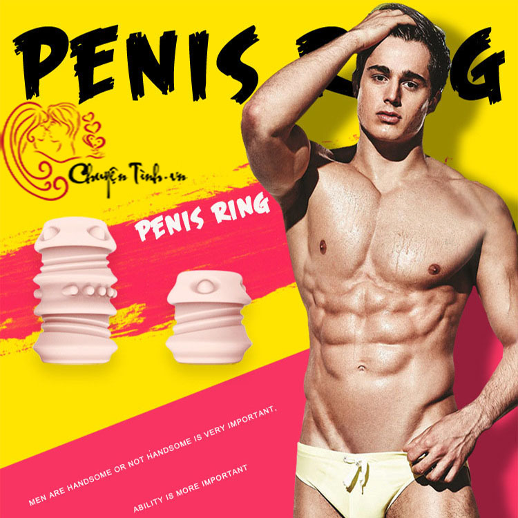 Bộ đôn silicon gân gai 2 sản phẩm mềm mại gân nổi Hồng Kông