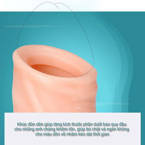 Bộ đôn khúc silicon tăng kích thước, chống xuất tinh sớm