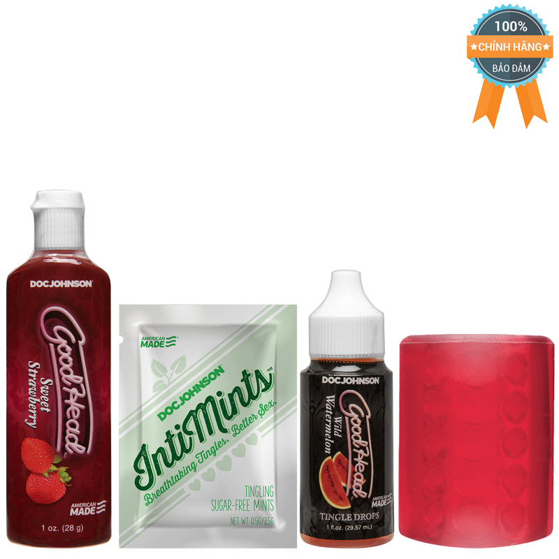 Bộ Gel và đồ chơi GoodHead Fundamentals kit Mỹ vị bạc hà dưa hấu