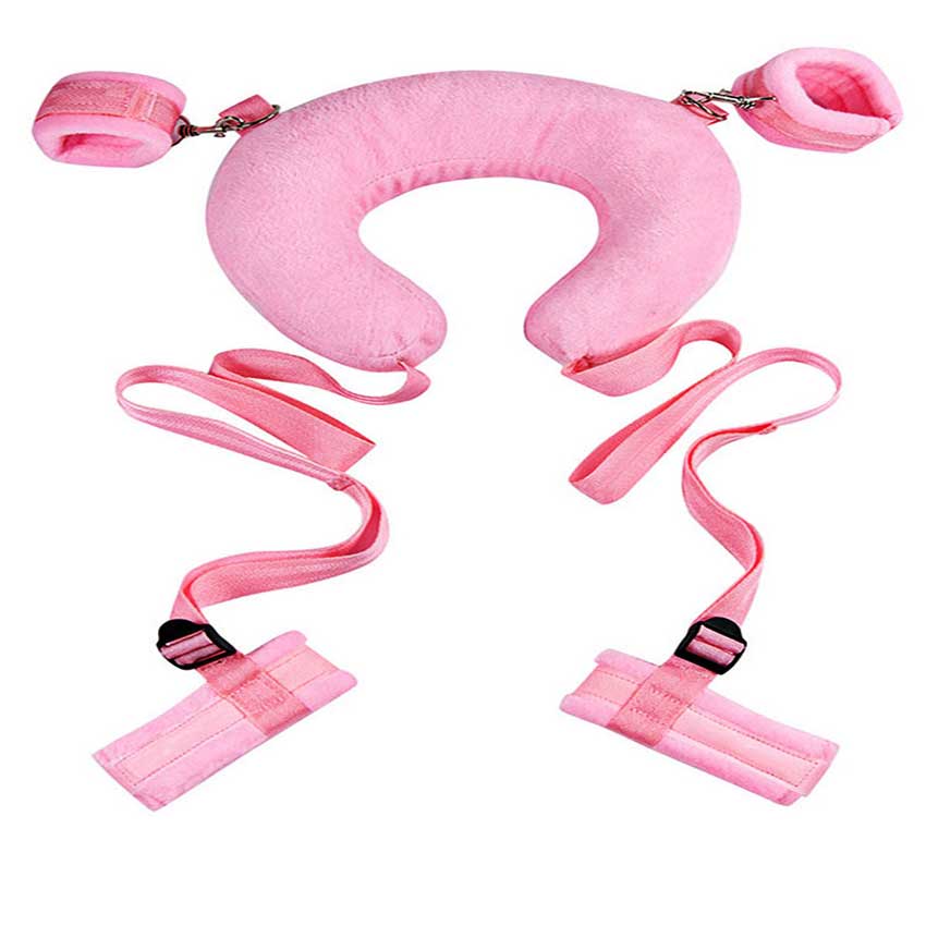 Bộ trói cổ chân tay nệm bông tăng cảm xúc khoái cảm