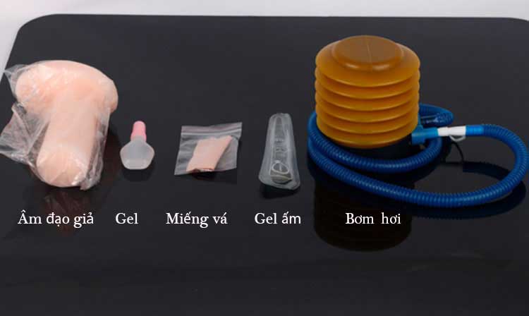 Búp bê bơm hơi bán thân trong suốt PVC đàn hồi Nhật