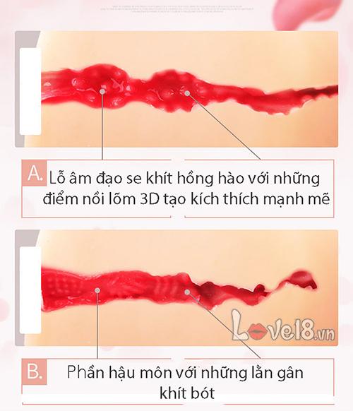 Búp bê silicon bán thân mini giải tỏa sinh lý nam giới, chất lượng