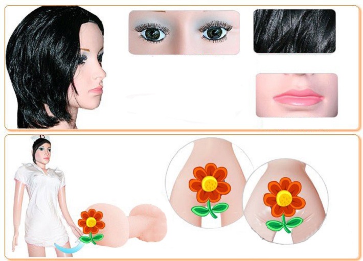 Búp bê Mỹ nữ y tá siêu sexy gợi tình, có rung và quần áo đi kèm