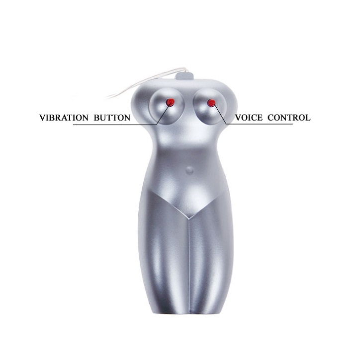 Búp bê tình dục bơm hơi Baile cô nàng Tây tóc vàng rung có âm thanh