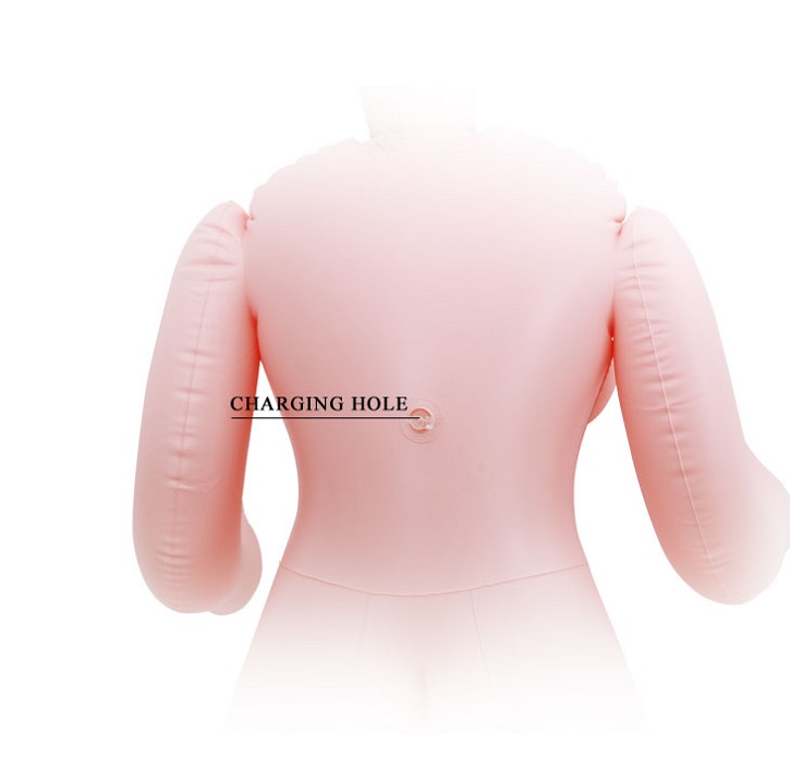 Búp bê tình dục bơm hơi Baile cô nàng Tây tóc vàng rung có âm thanh