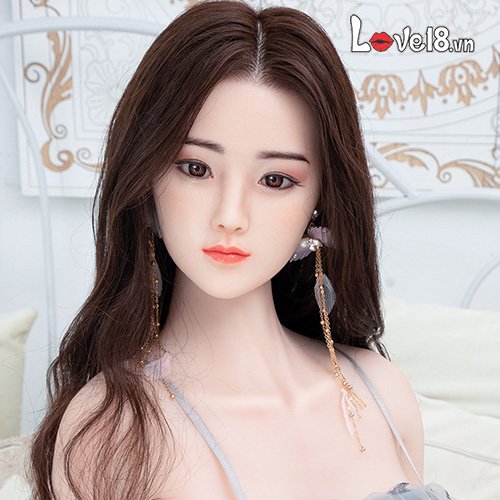 Búp bê silicone bạch kim 1m58 tóc cấy thật