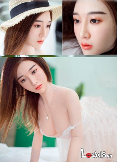 Búp bê tình dục silicone cô nàng thơ ngây 100% nguyên khối