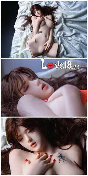 Búp bê tình yêu silicon biểu cảm gợi dục cao cấp